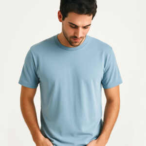 cloudy blue supima t-shirt