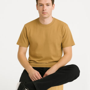 tan supima t-shirt
