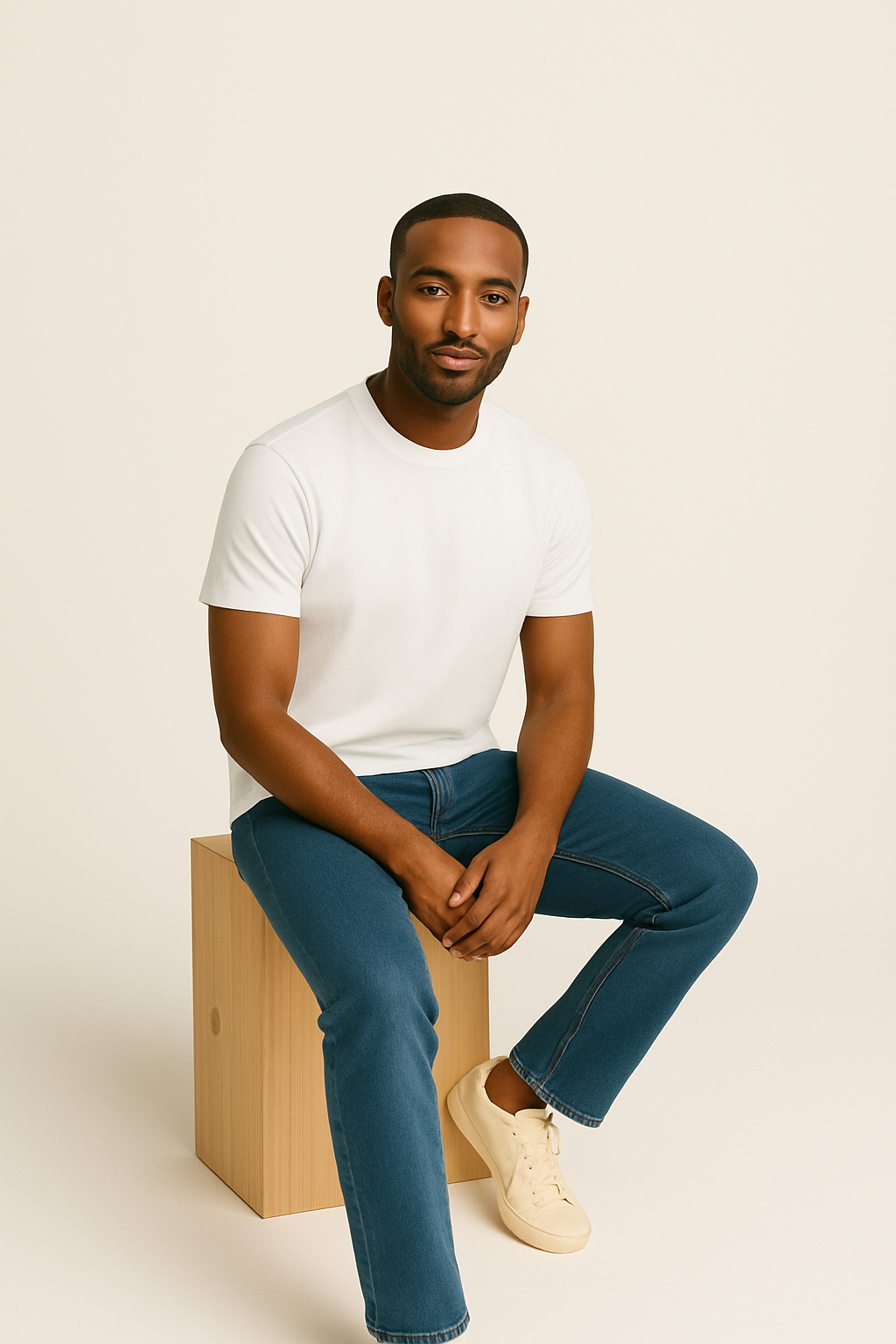 white supima t-shirt